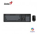 TECLADO GENIUS + MOUSE WIRELESS SMART KM-8200 AI COPILOT USB BLACK/GREY (31340003420)