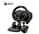 TIMON C/PEDAL + PALANCA GENIUS GX SPEED MASTER X2 DUAL MOTOR VIBRATION 1080 ROTACION PS4/PS3/PC USB BLACK (31620002400)