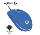 MOUSE LOGITECH G203 LIGHTSYNC OPTICAL 8000 DPI RGB BLUE (910-005792)-P