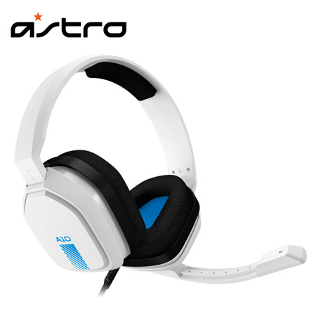 AUDIFONO C/MICROF. ASTRO A10 MULTI-PLATFORM FOR PS4/XBOX1/PC (939-001845) WHITE/BLUE