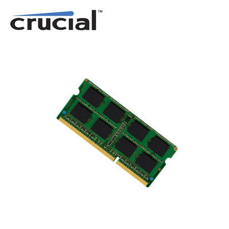 MEMORIA CRUCIAL 2GB DDR3 CL11 SODIMM PC3-12800 204 PINES (CT25664BF160B)