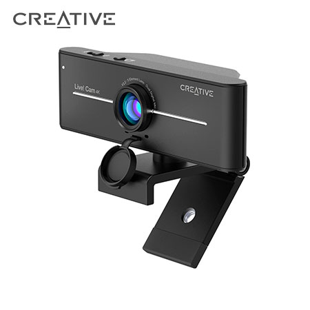 CAMARA CREATIVE LIVE! CAM SYNC 4K UHD 2160P DUAL MIC USB C/TAPA BLACK (73VF092000000)