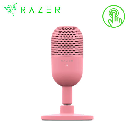 MICROFONO RAZER SEIREN V3 MINI USB STREAMING SUPERCARDIOIDE C/N SENSOR TOUCH SILENT QUARTZ (RZ19-05050200-R3U1)